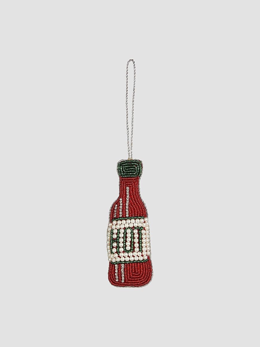 Hot Sauce Beaded Ornament