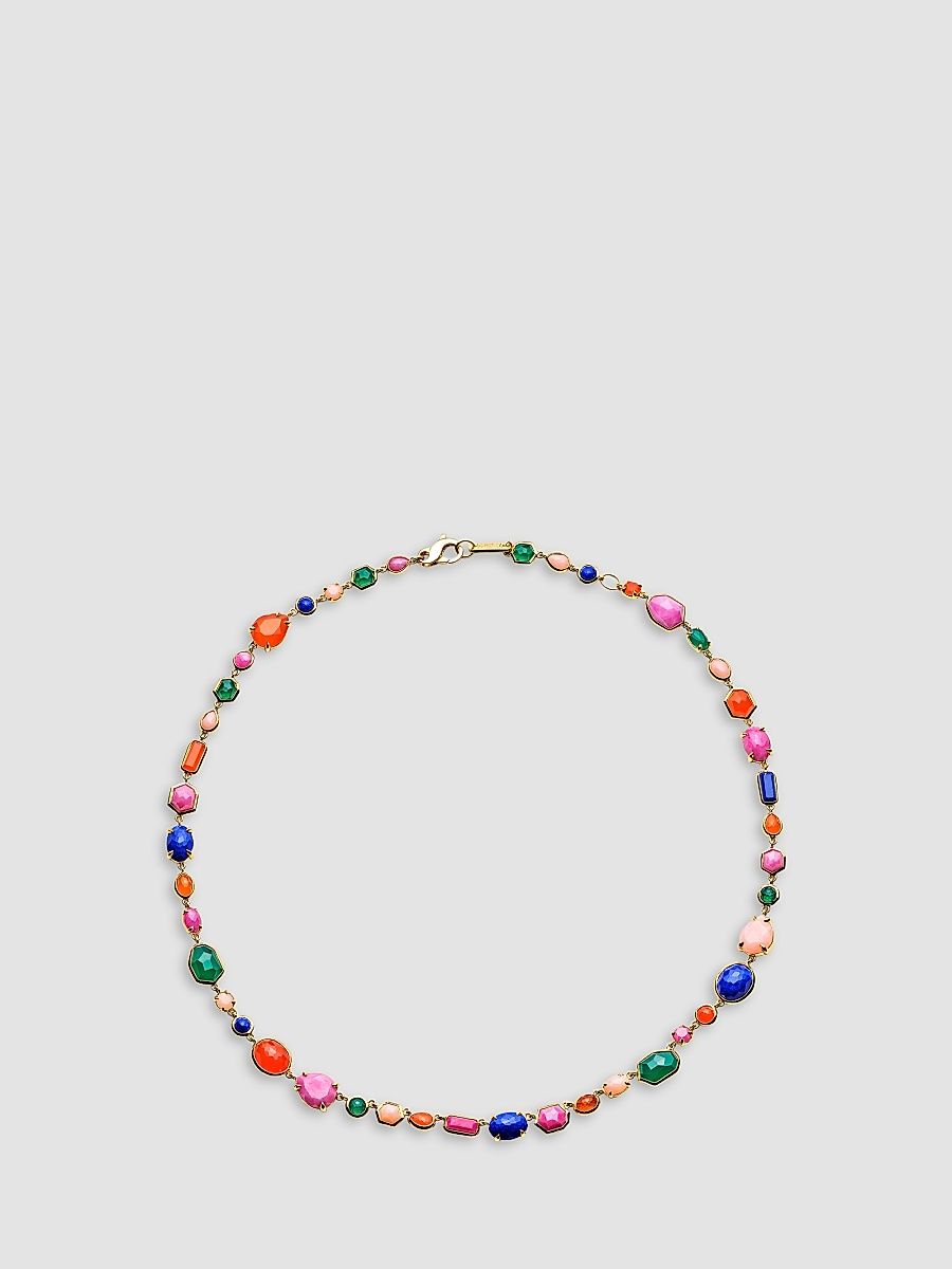 Women's Rock Candy 18K Yellow Gold & Multi-Gemstone Necklace - Gold
