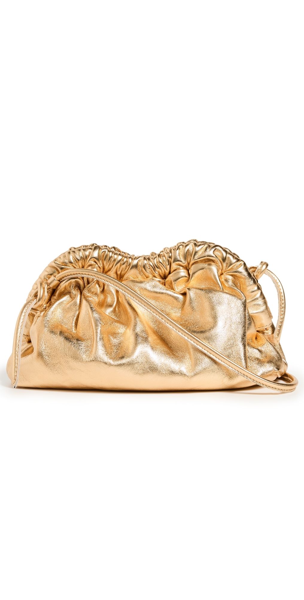 Mansur Gavriel Mini Cloud Clutch Gold One Size
