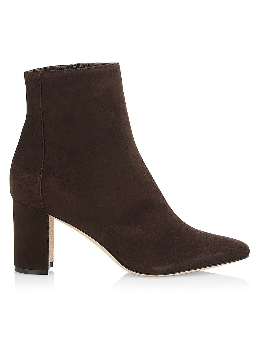 Women's Rosie 70MM Suede Ankle Booties - Brown - Size 9