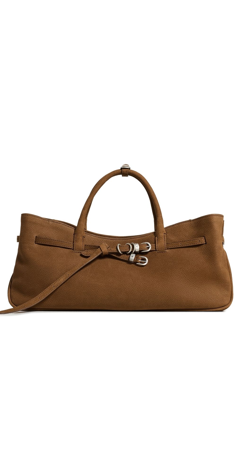 Marge Sherwood Grandma Used Shoulder Bag Chestnut Nubuck One Size