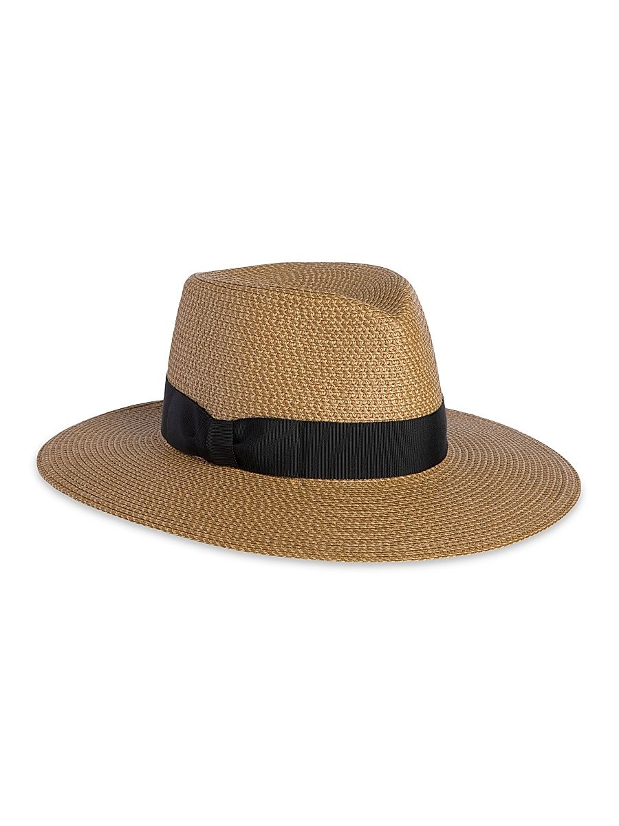 Women's Squishee Instinct Fedora Hat - Natural Black