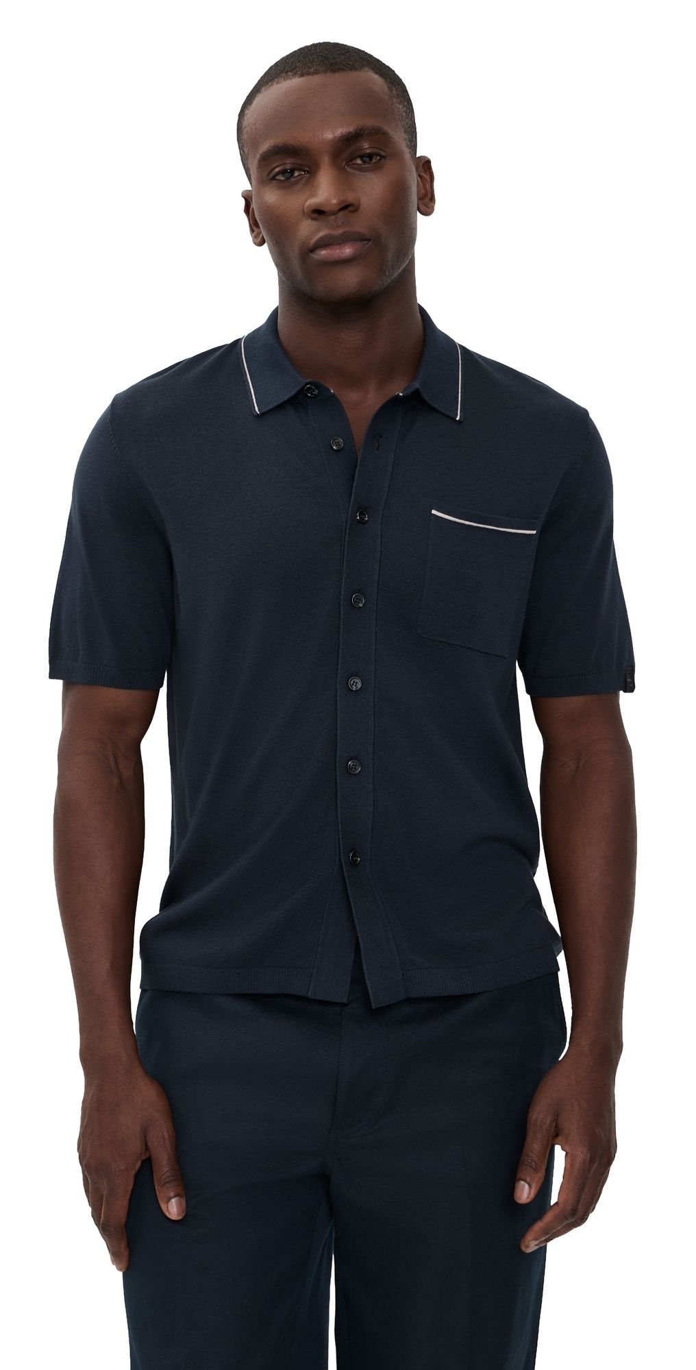 rag & bone Conrad Silk Blend Dalton Shirt Sal XL
