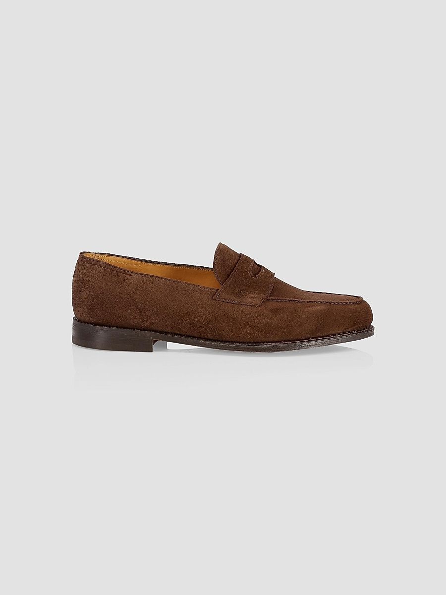 Men's Lopez Suede Loafers - Brown - Size 11