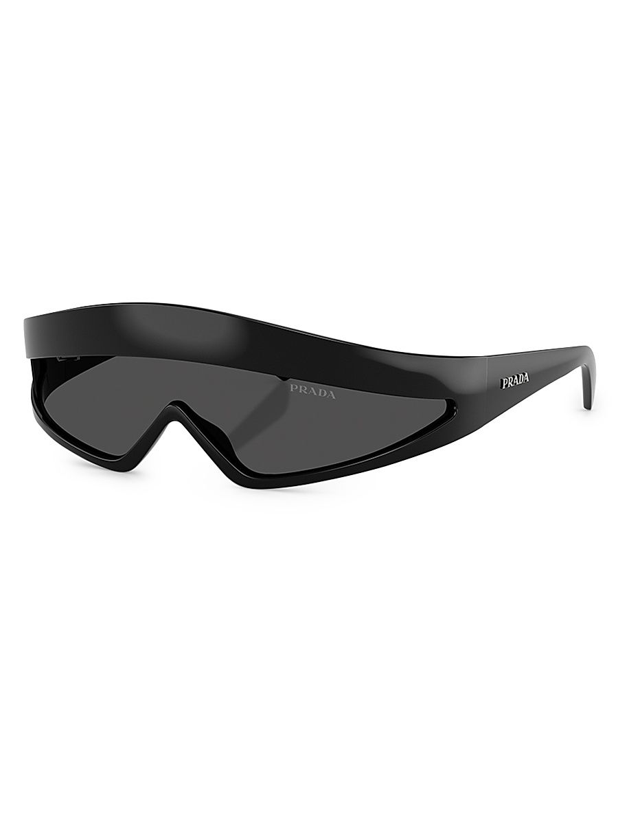 Prada Women's PR B20S Plastic 138MM Cat-Eye Sunglasses - Black