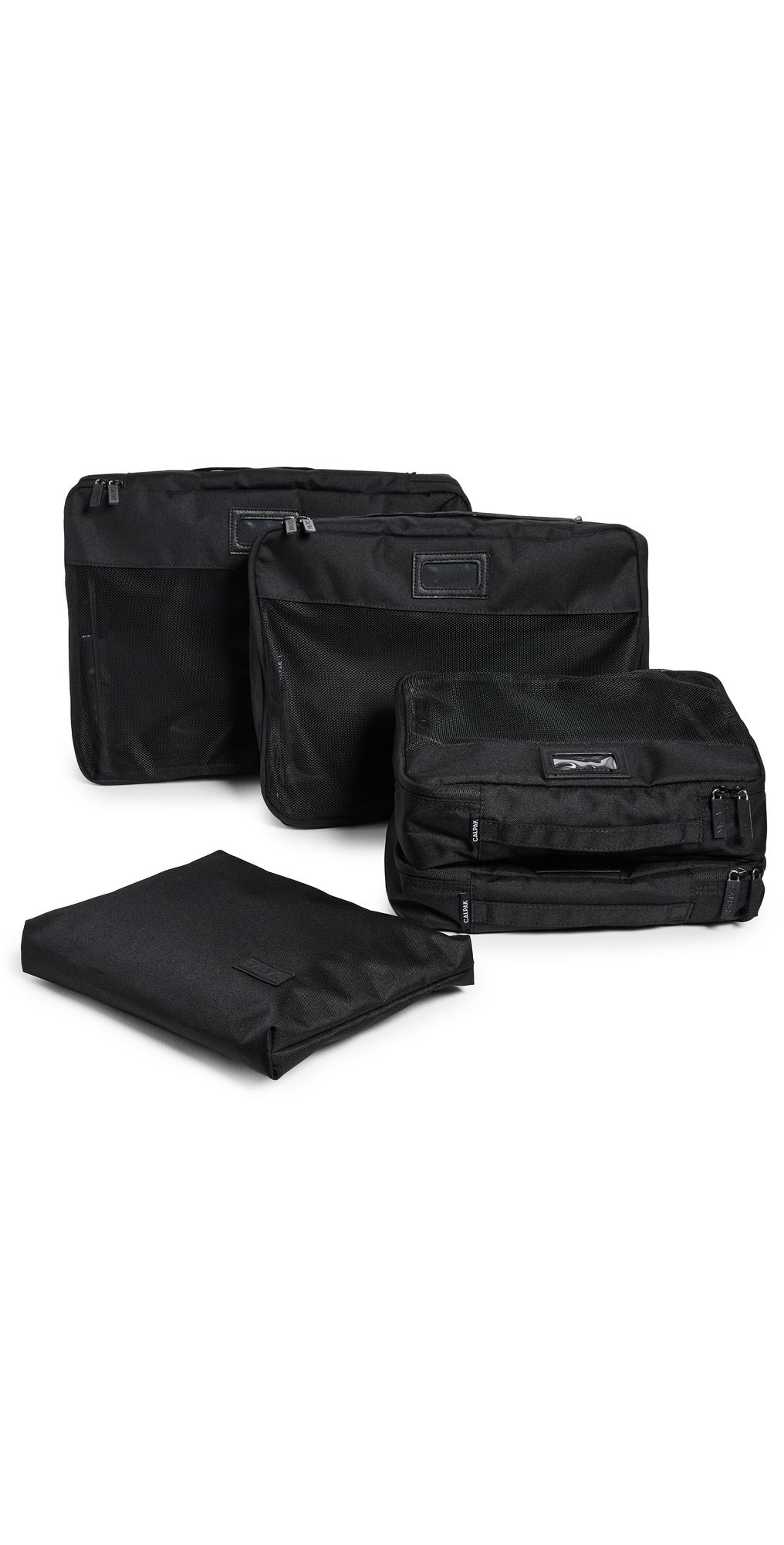 CALPAK Packing Cubes 5-Piece Set Black One Size