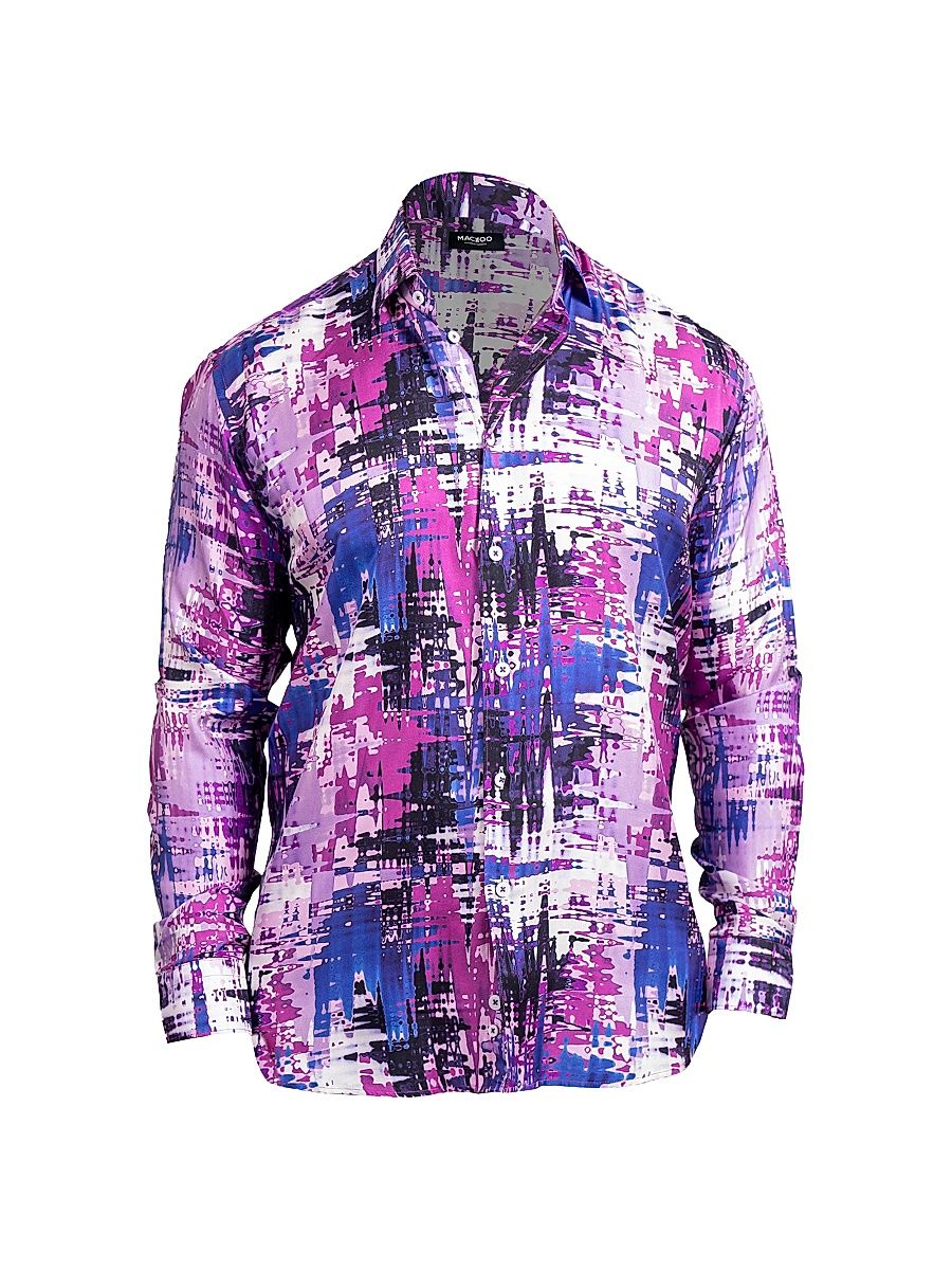 Men's Fibonacci Ascension Shirt - Purple - Size XXXL
