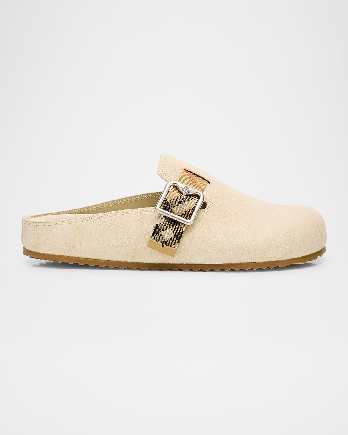 Urchin Calf Suede Slide Clogs