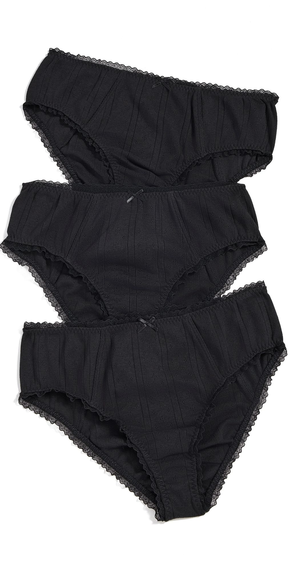 COUCOU The Cozy Briefs 3 Pack Black L