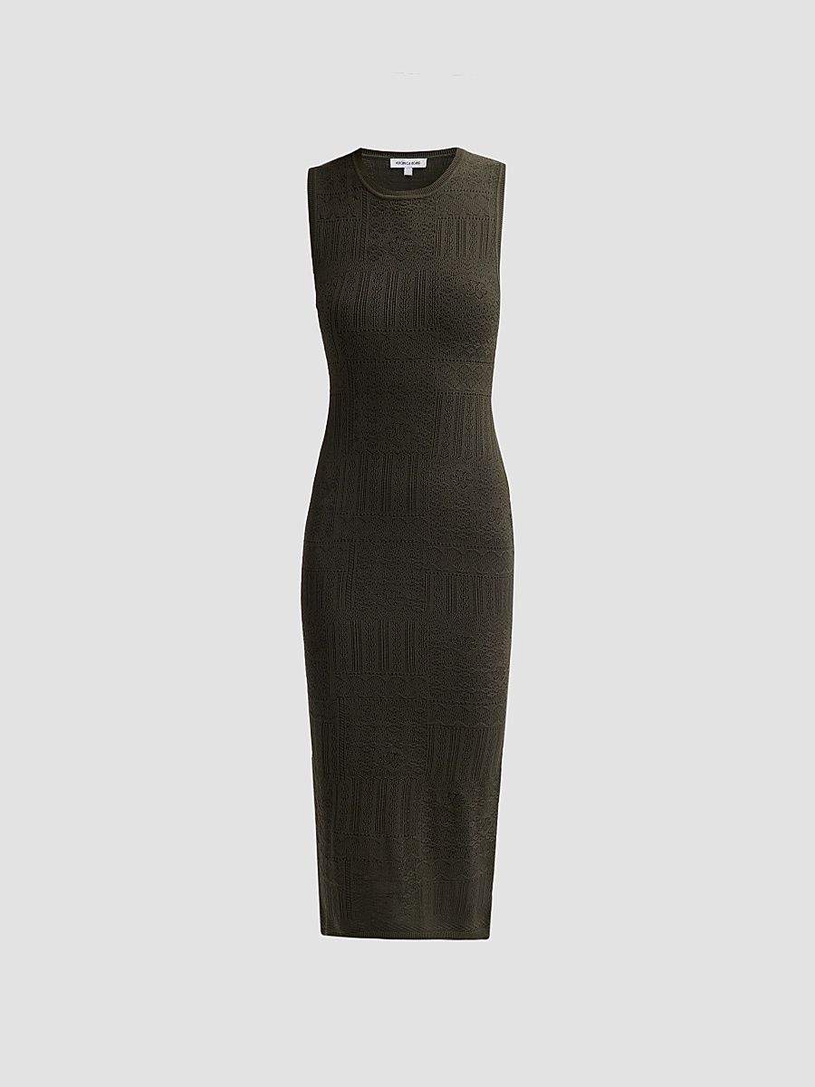 Women's Tamiko Knit Midi Dress - Loden - Size XS