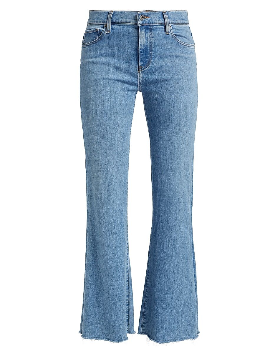 Women's The Icon Mid-Rise Stretch Flare Jeans - Lark Raw After - Size 29