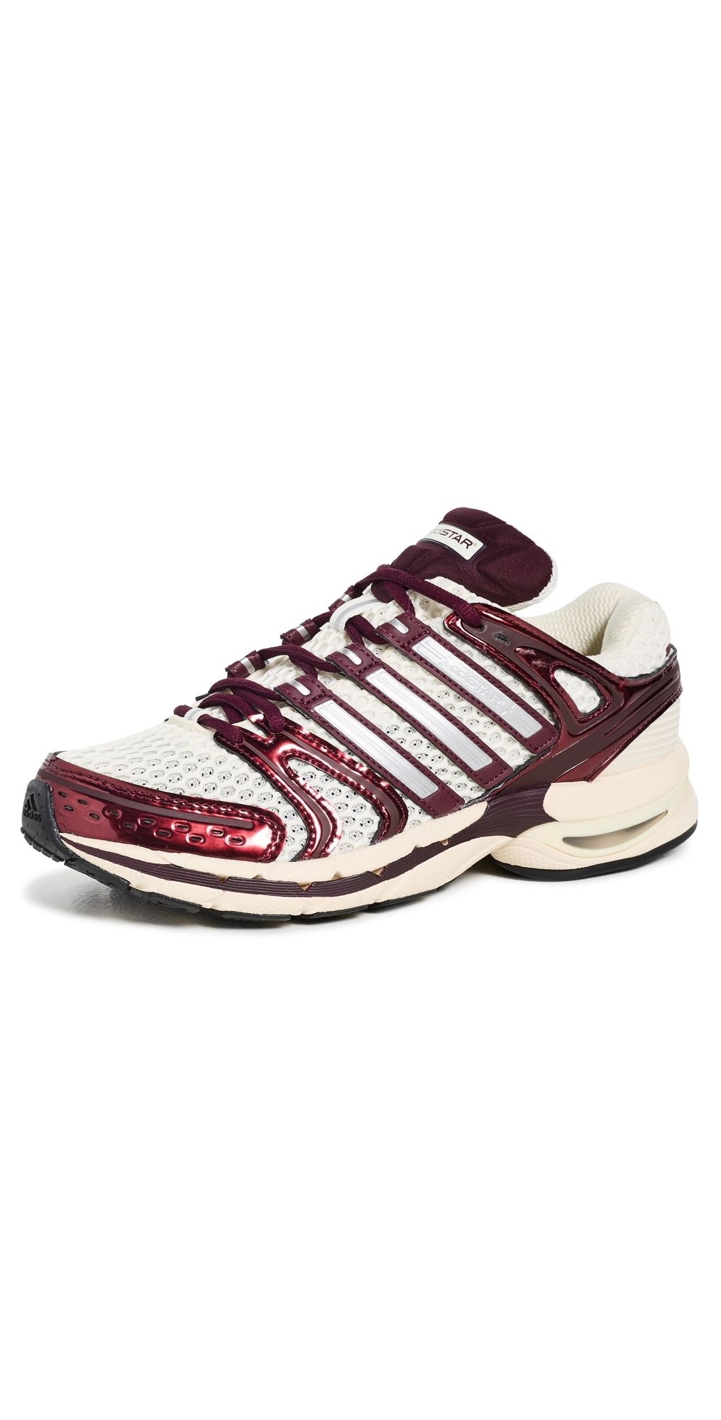 adidas Adistar Control 5 Sneakers Cream White/Silver Met/Maroon 7.5