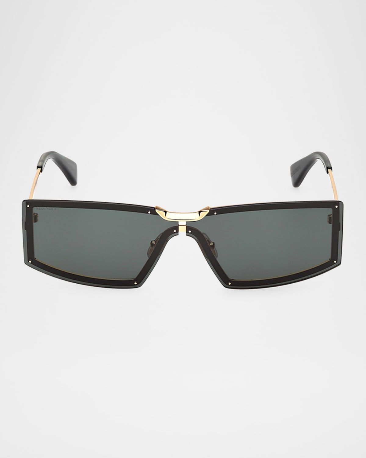 Metal Rectangle Sunglasses