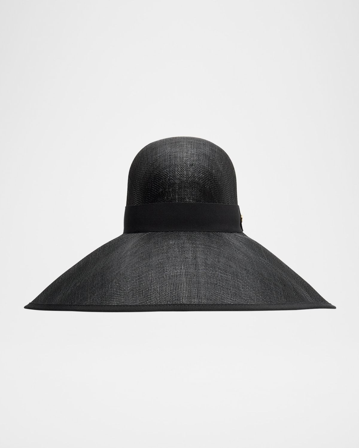 V-Logo Large Brim Hat