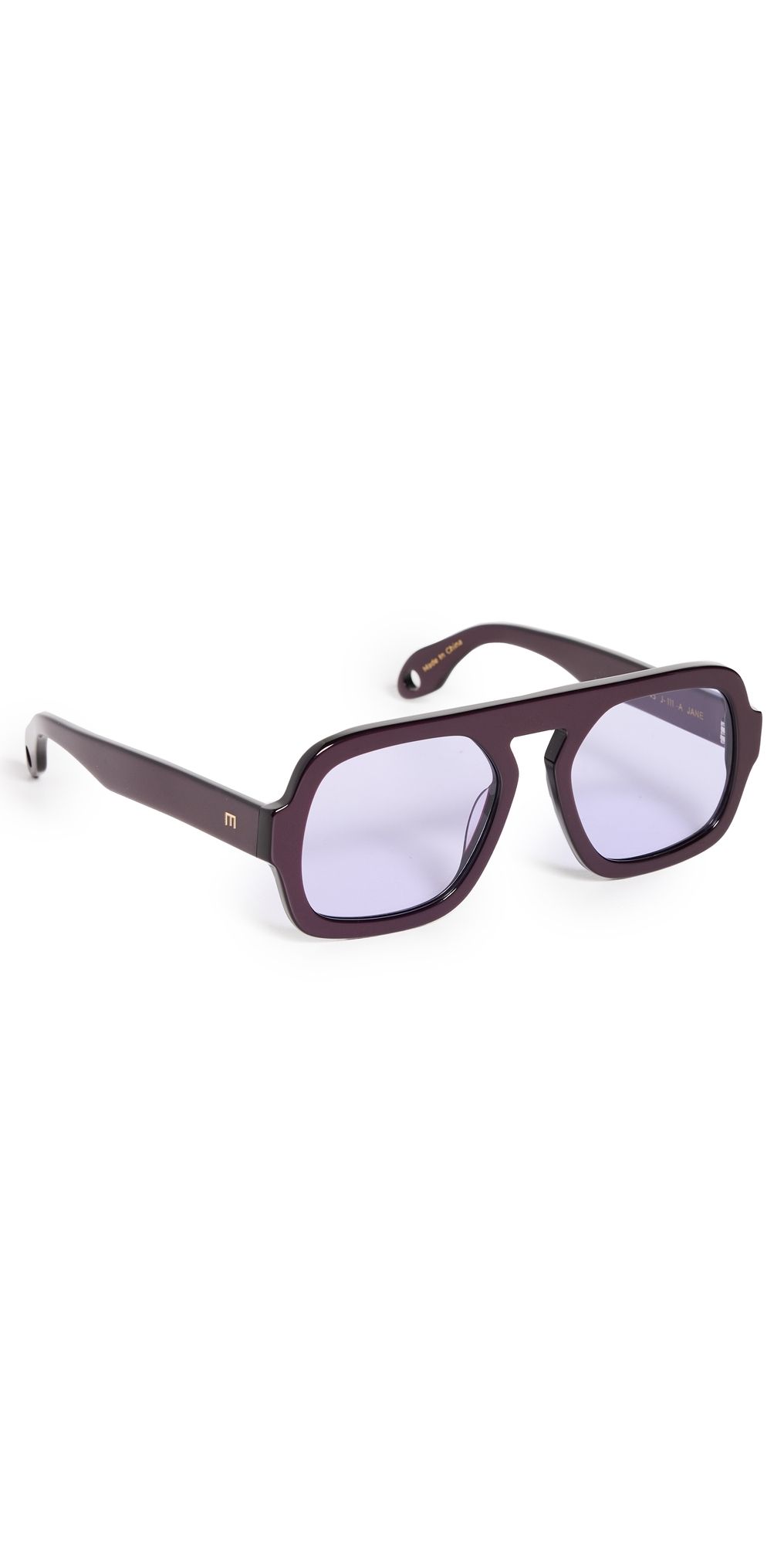 Elisa Johnson Jane Sunglasses Purple Haze One Size