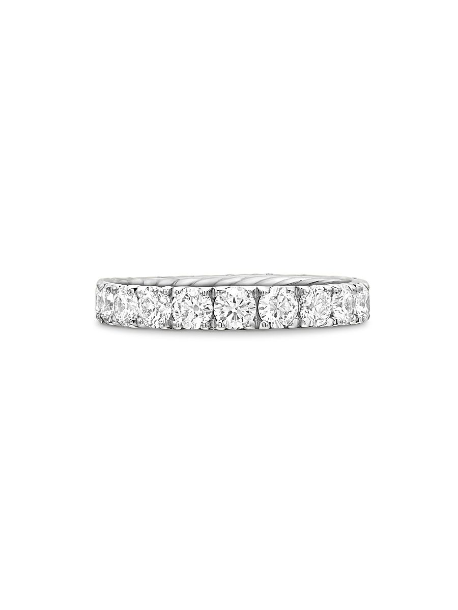 Women's Eden Band Ring in Platinum - Silver - Size 8