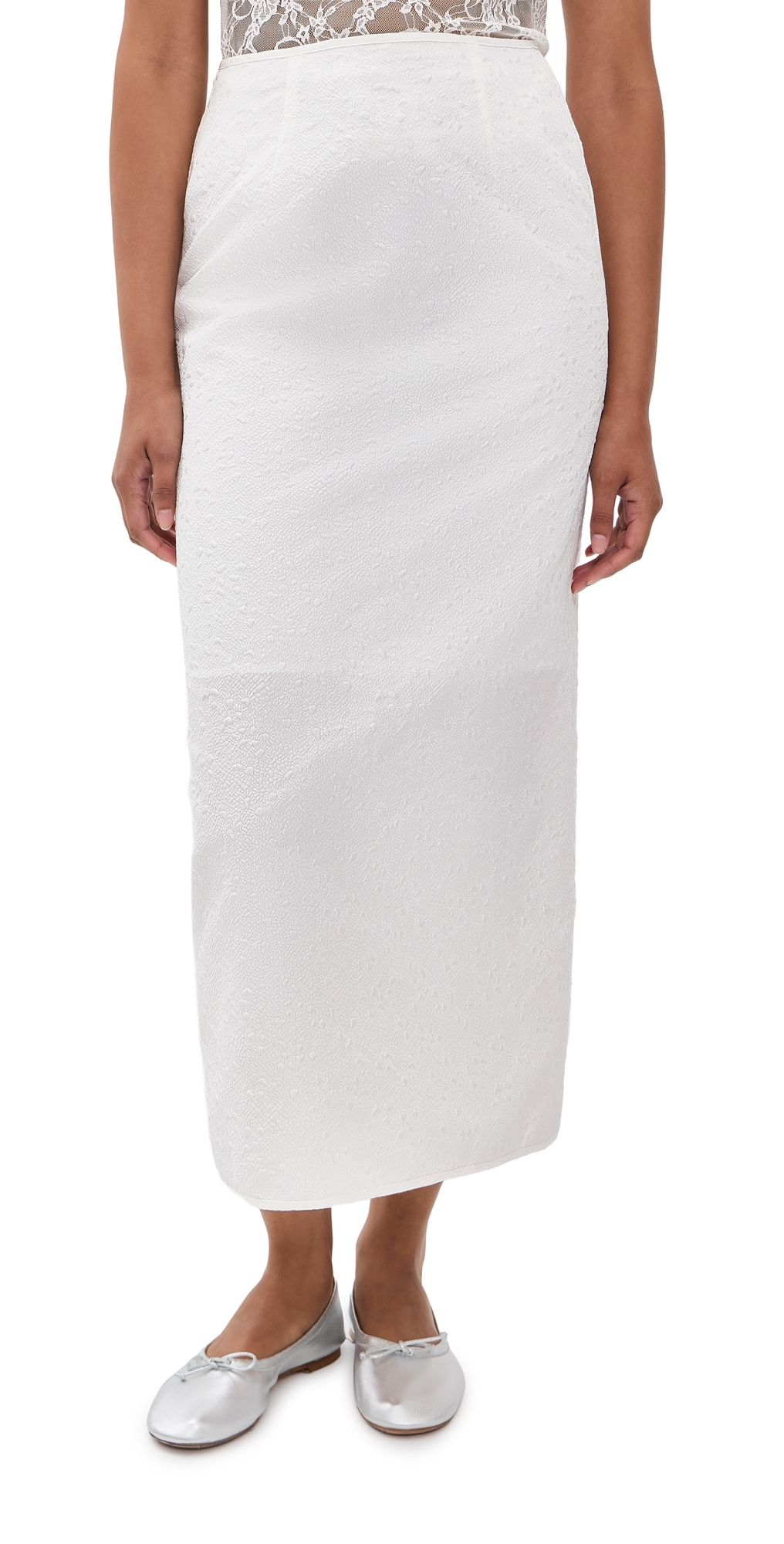 Cecilie Bahnsen Uka Skirt White 14