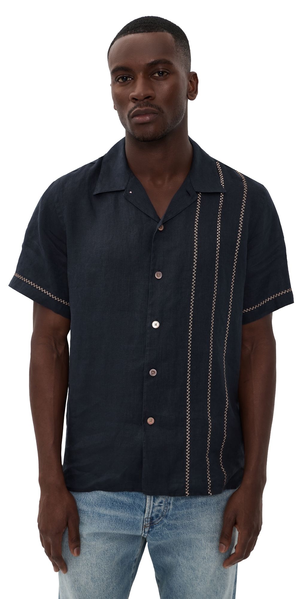 PS Paul Smith Short Sleeve Casual Fit Shirt Very Dark Navy XXL