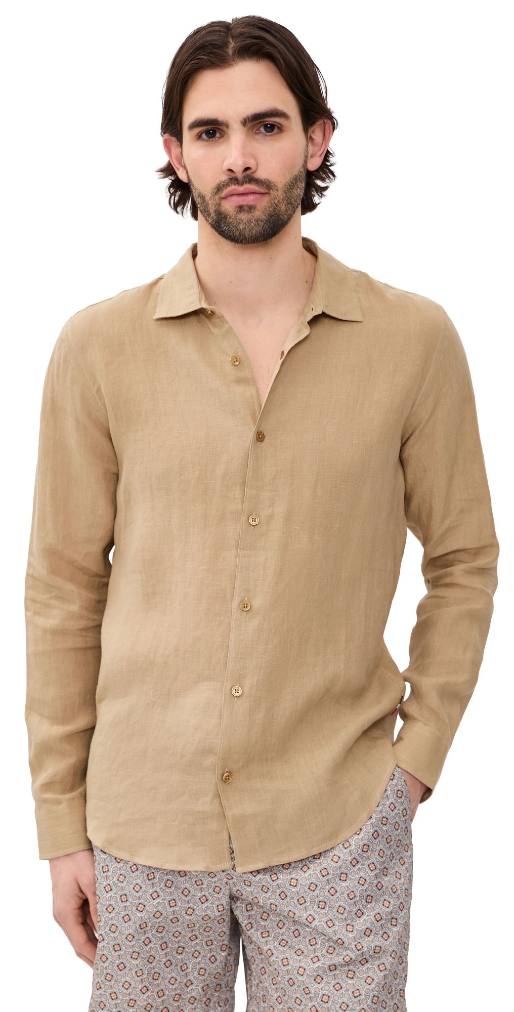 Orlebar Brown Giles Stitched Top Biscuit XL