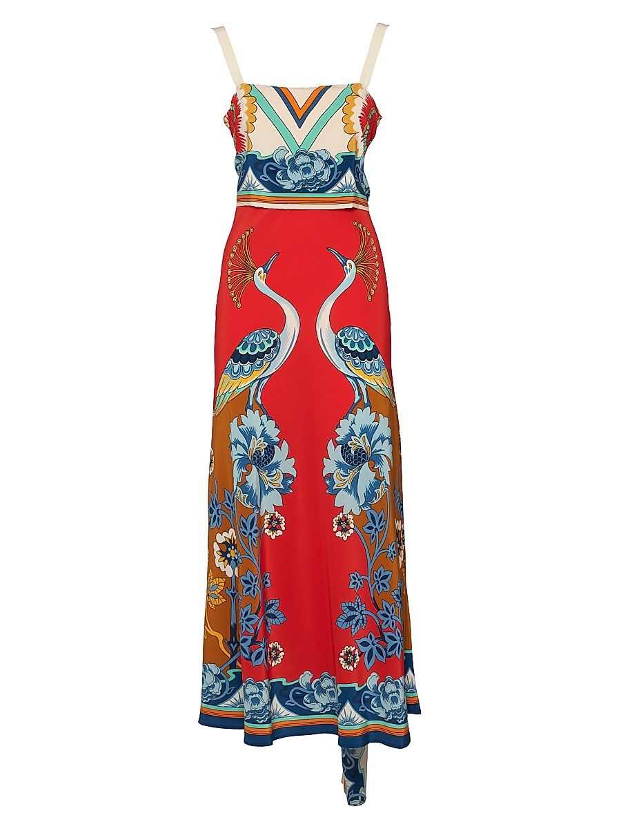 Women's Slip-Around Placée Dress - Taormina Rust - Size XS