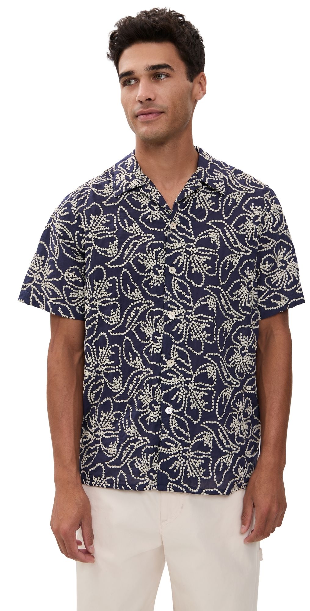 PS Paul Smith Short Sleeve Casual Fit Shirt Dark Navy L