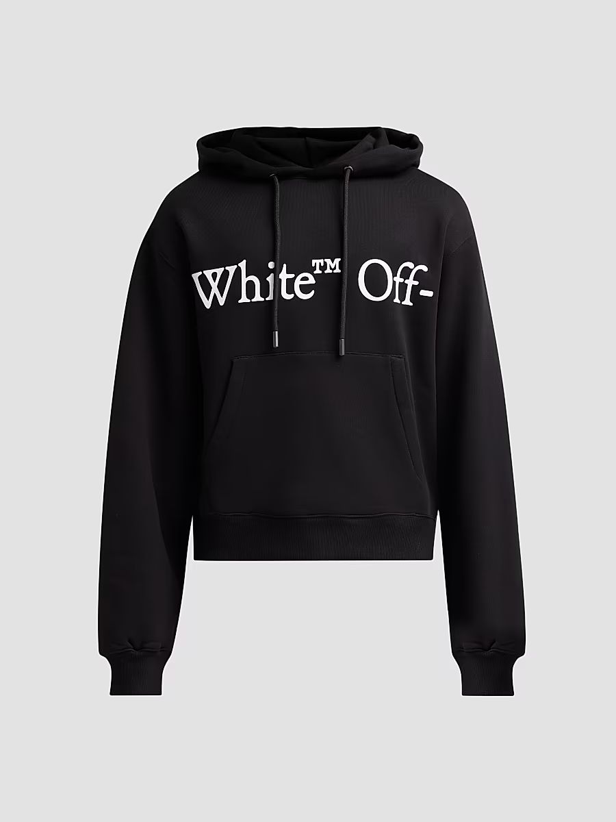Men's Vertical Bookish Skate Logo Hoodie - Black - Size Small