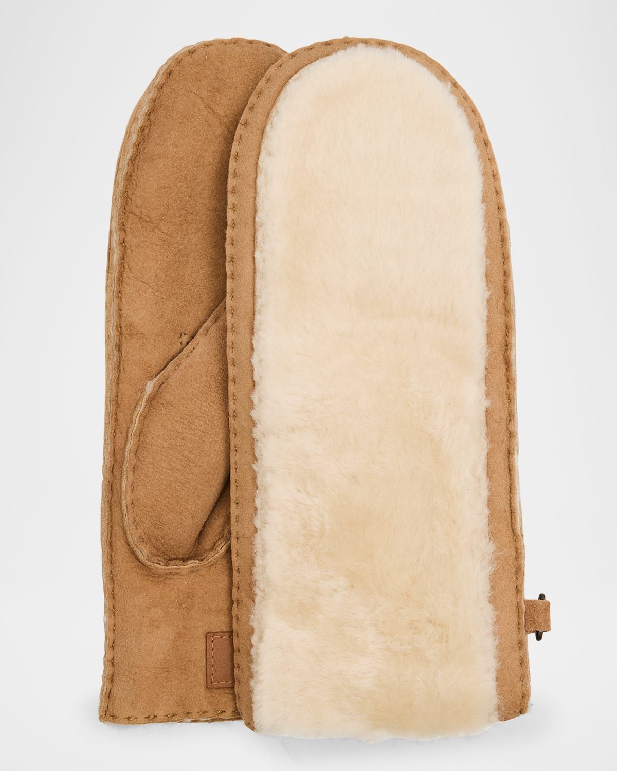 Mittens W/ Exposed Shearling