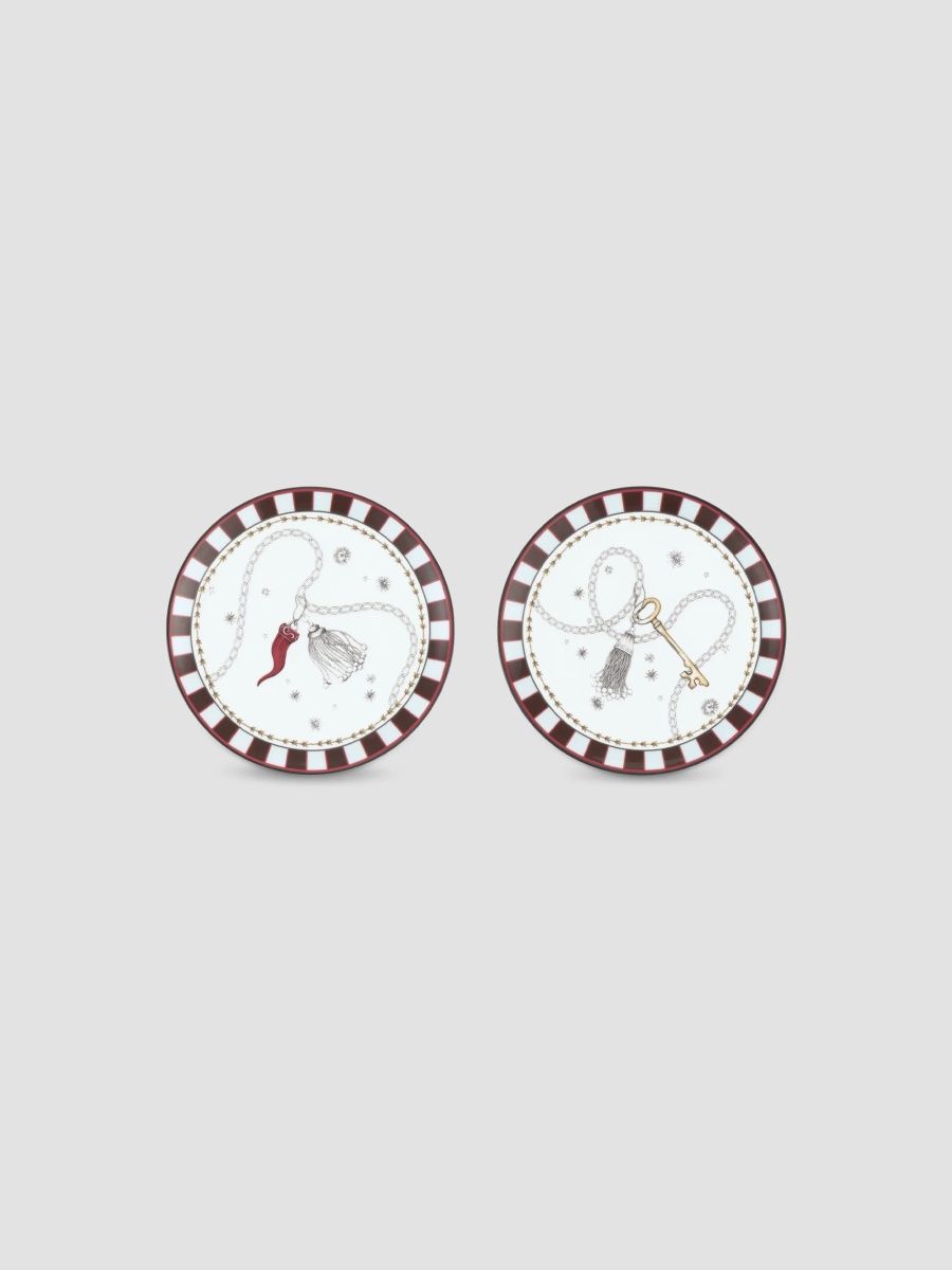 Ginori 1735 Fortunae Two-Piece Porcelain Mini Plates - Fortunae