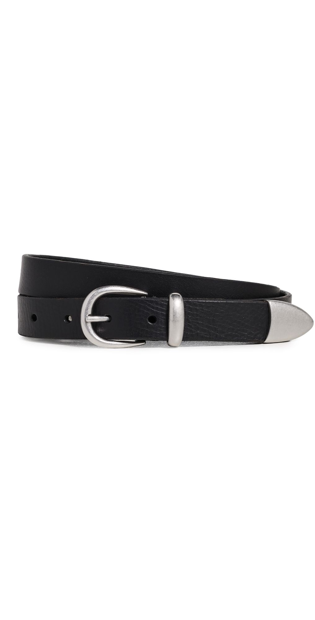 Knickerbocker Western Bridle Leather Belt Black 36