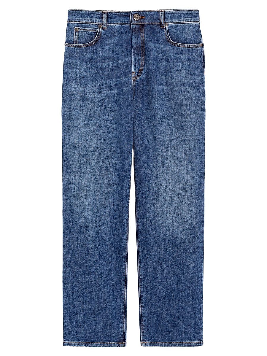 Women's Straight Fit Denim Jeans - Navy - Size 16