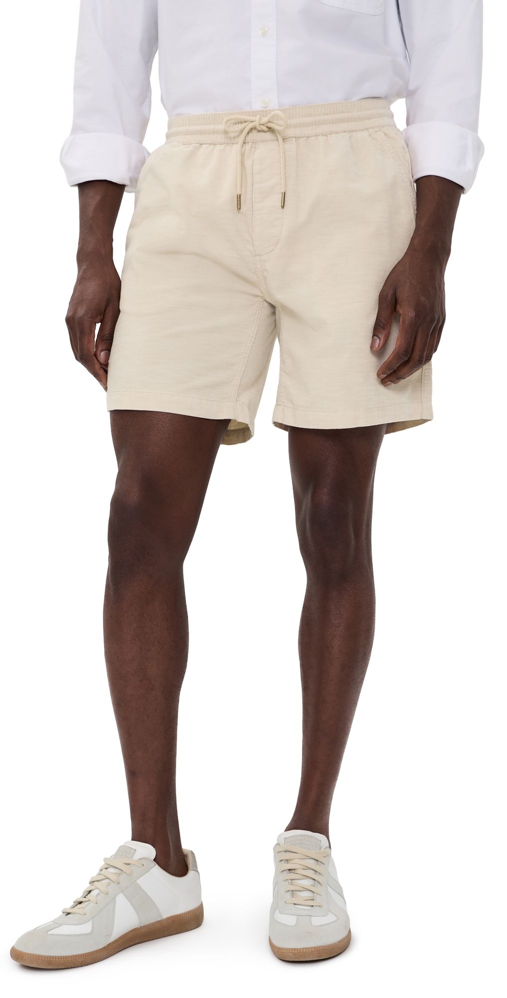 Taylor Stitch The Apres Shorts In Cotton Corduroy 7 Heather Oat Pincord S