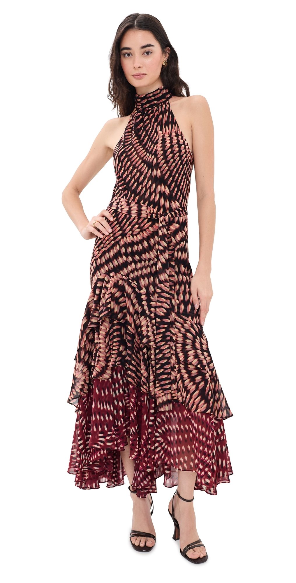 MISA Eliana Dress Organic Geo XS