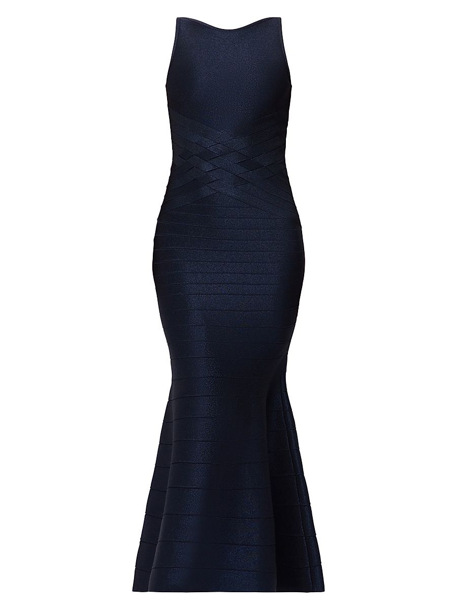 Women's The Dion Bandage Mermaid Gown - Storm - Size XS