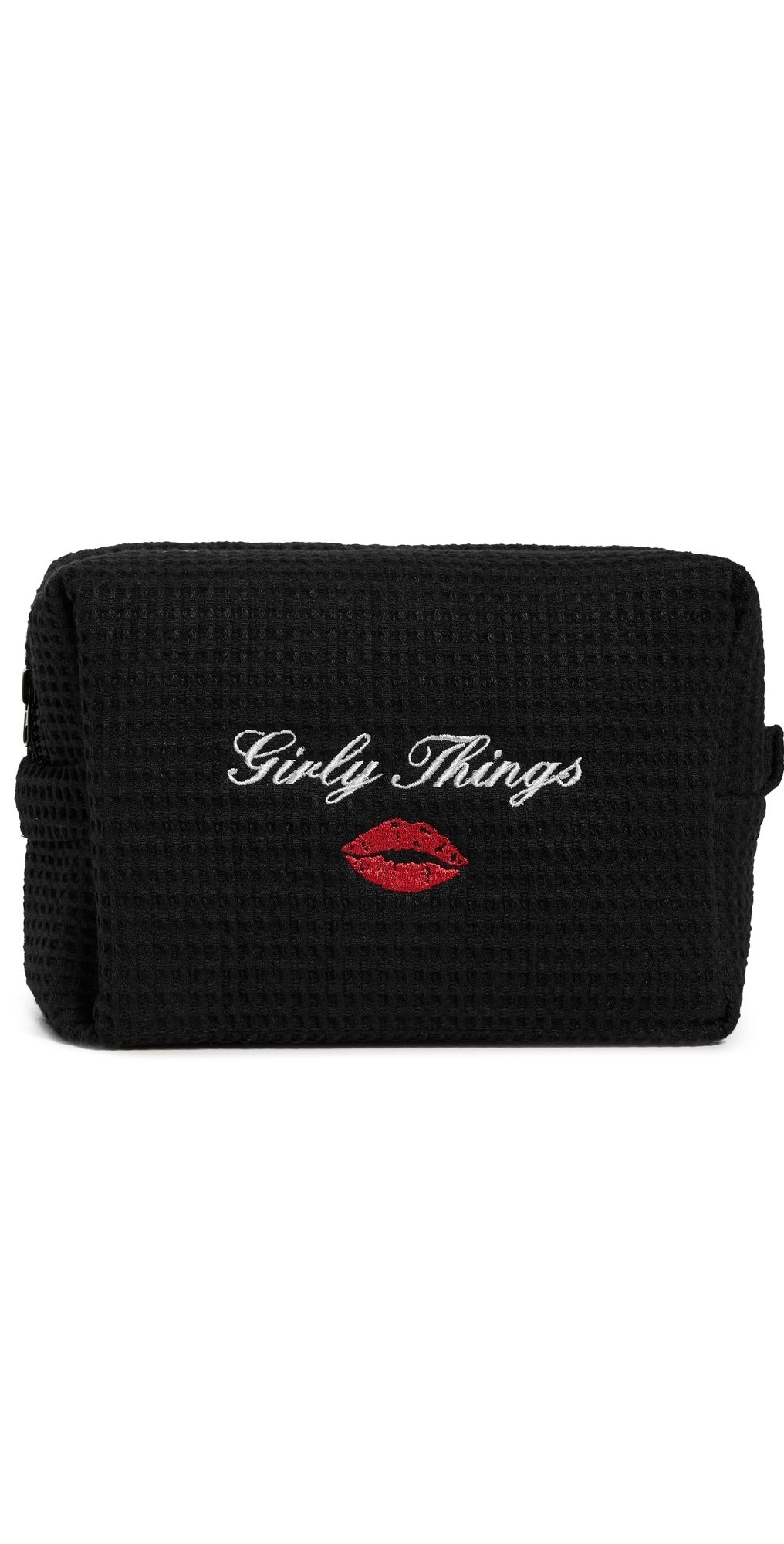 Abbode Girly Things Waffle Pouch Noir One Size