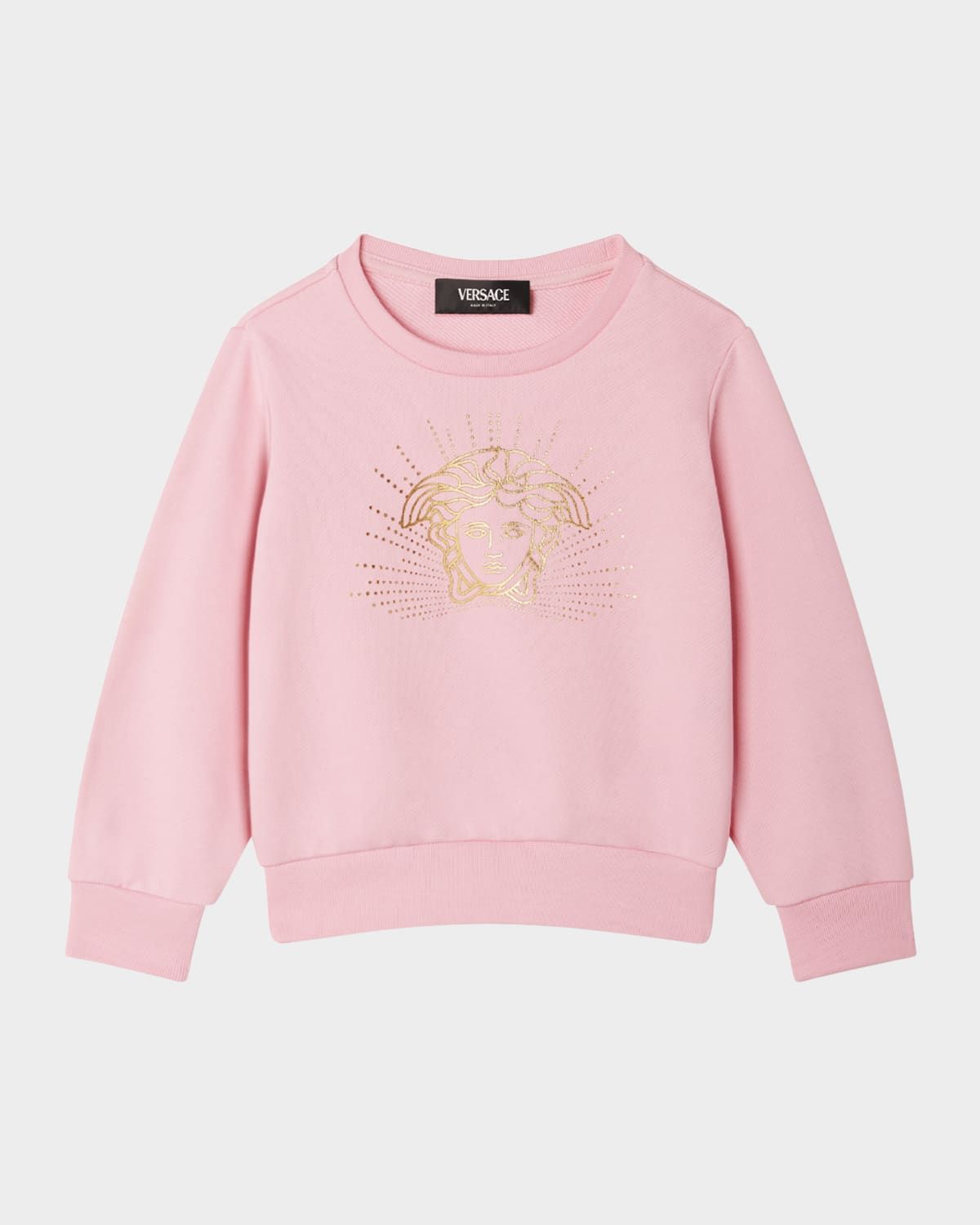 Girl & apos;s Laminated Medusa Sweatshirt, Size 12M-4