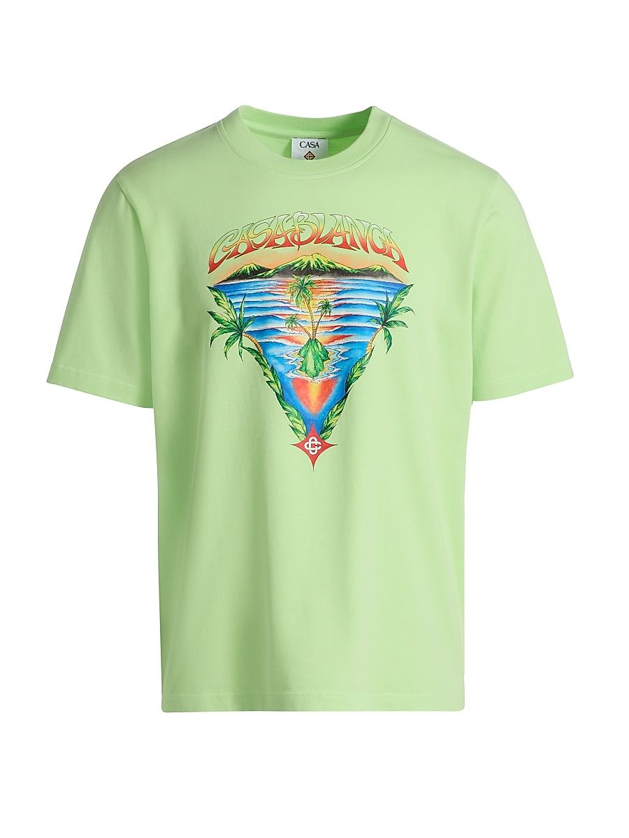Men's Innocence Triangle Classic T-Shirt - Green Jersey - Size XXL
