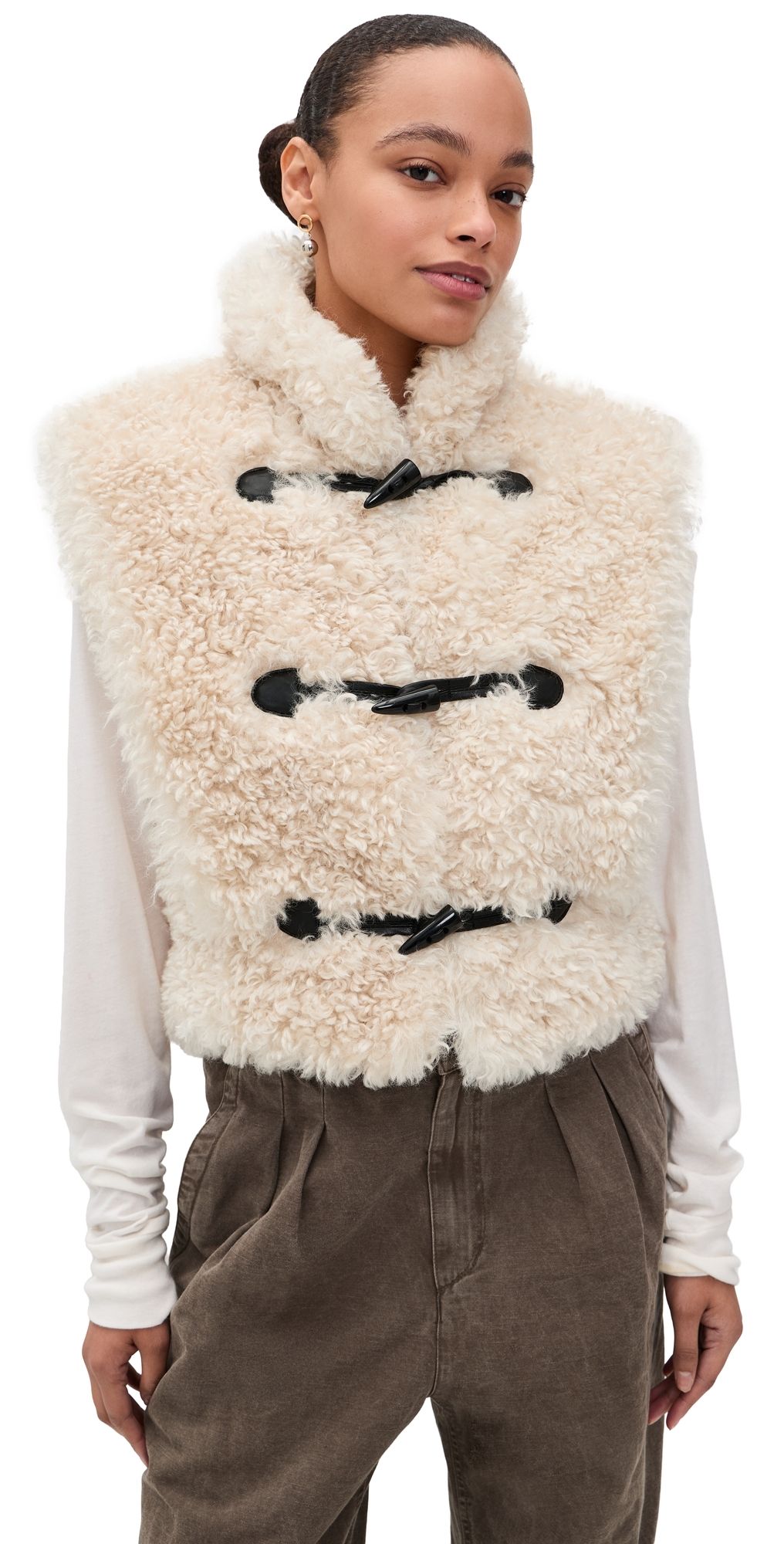 Isabel Marant Étoile Alisa Vest Ecru 42