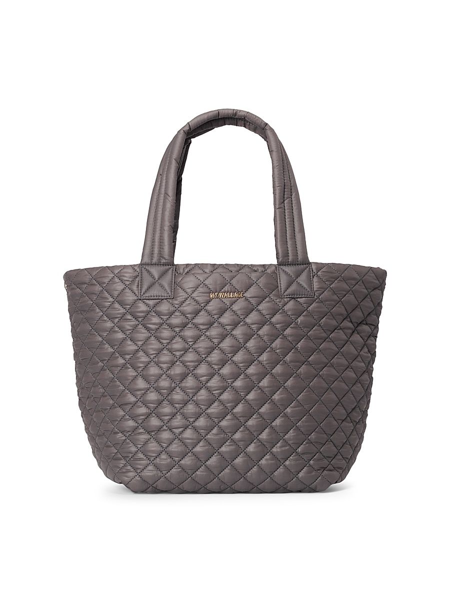 Women's Metro Quilted Nylon Tote Deluxe - Magnet