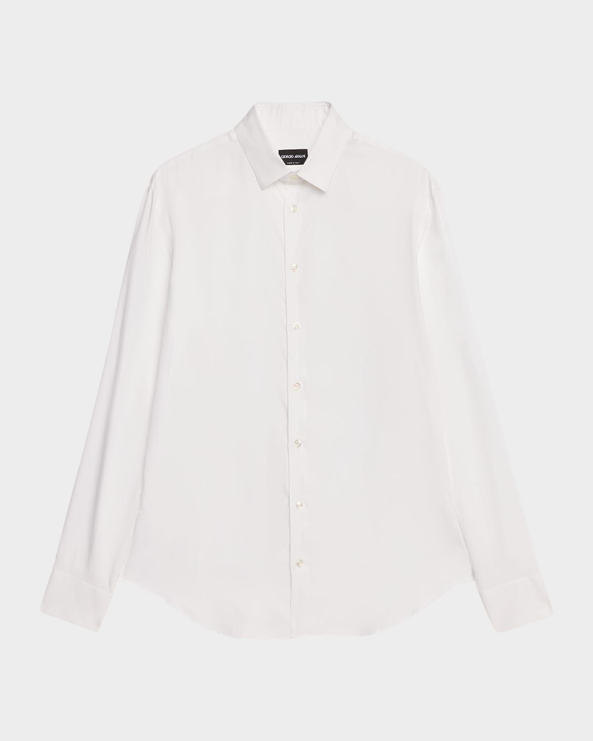 Men & apos;s Solid Tencel Sport Shirt