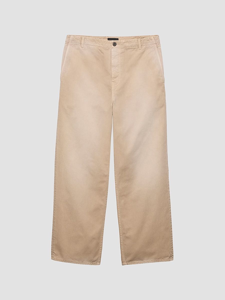 Men's Gabardine Jeans - Beige Khaki - Size 32