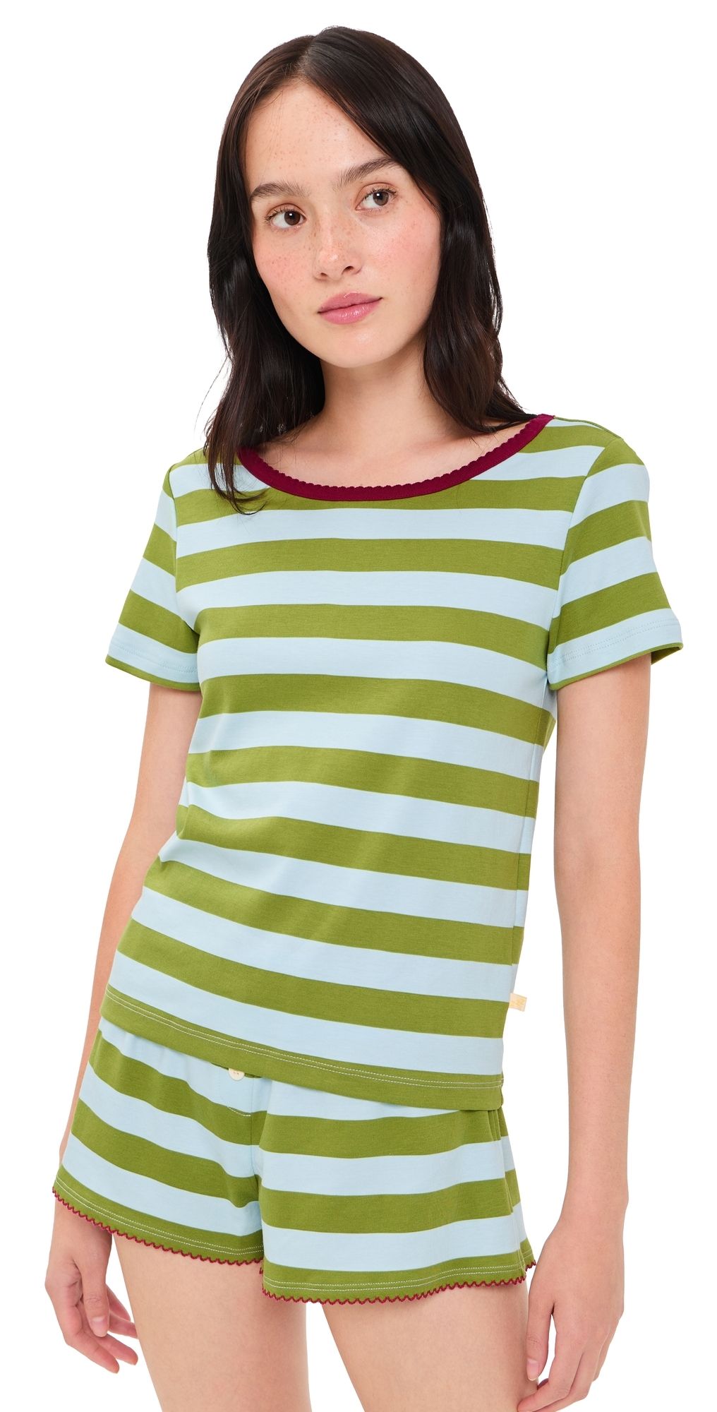 Cozyland by Morgan Lane Baby Jean Tee Olive/Ice P