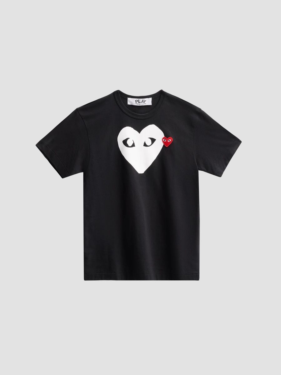 Men Logo Cotton Crewneck T-Shirt - Black - Size XL