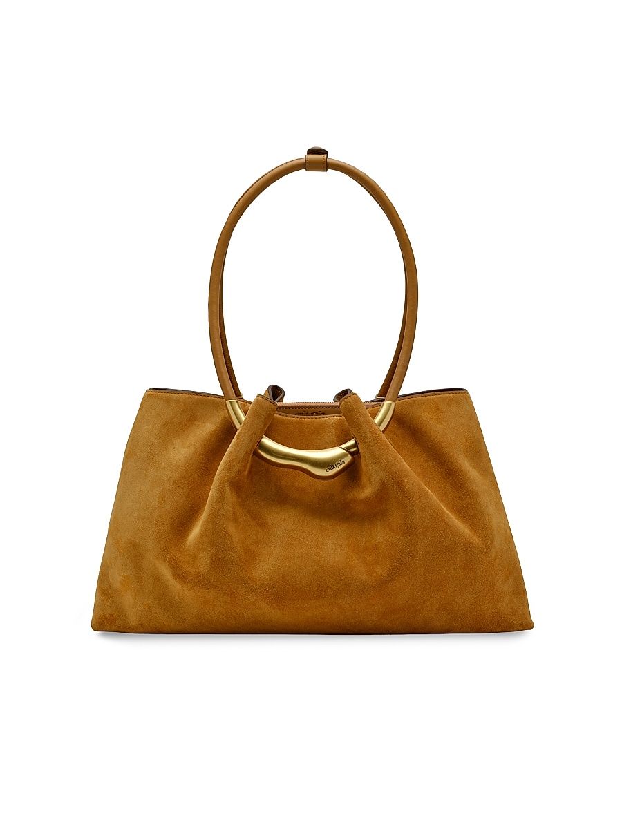 Women's Asa Suede Satchel - Toasted Caramel