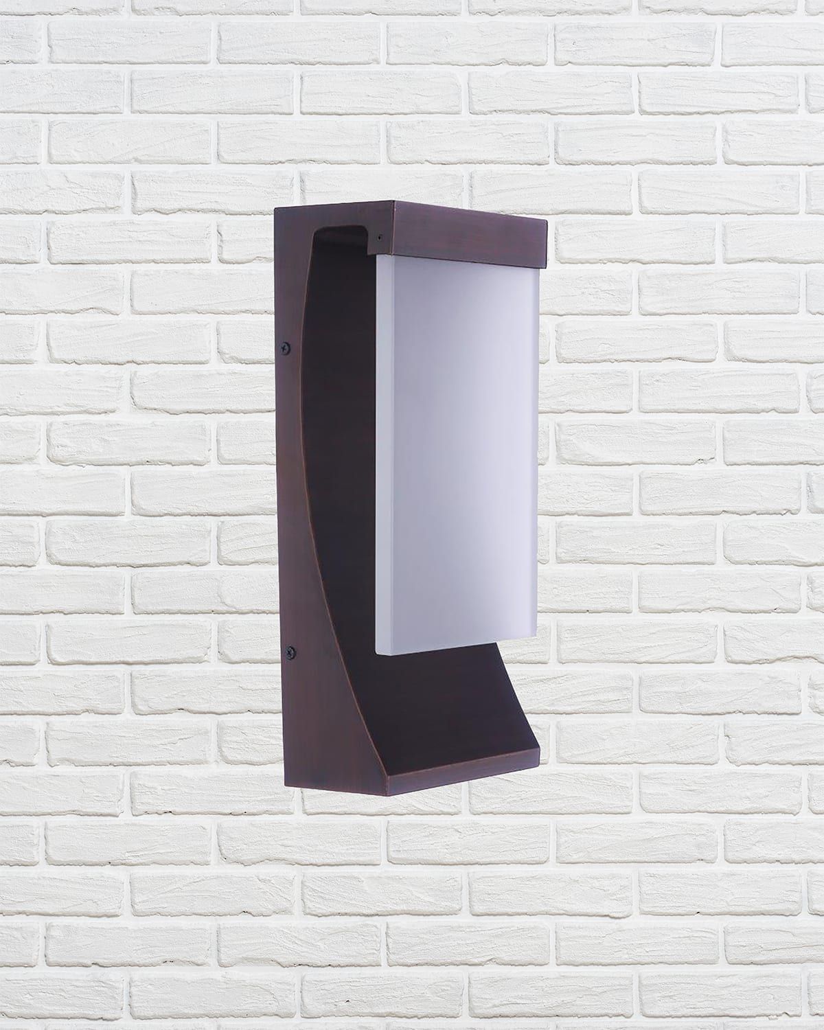 Vault 1-Light LED Outdoor Wall Mount, 15"