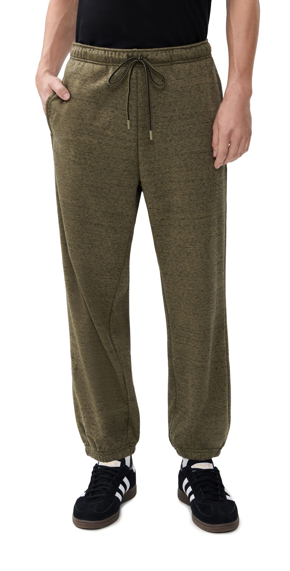 UGG Xander Lounge Jogger Sweatpants Burnt Olive Heather L