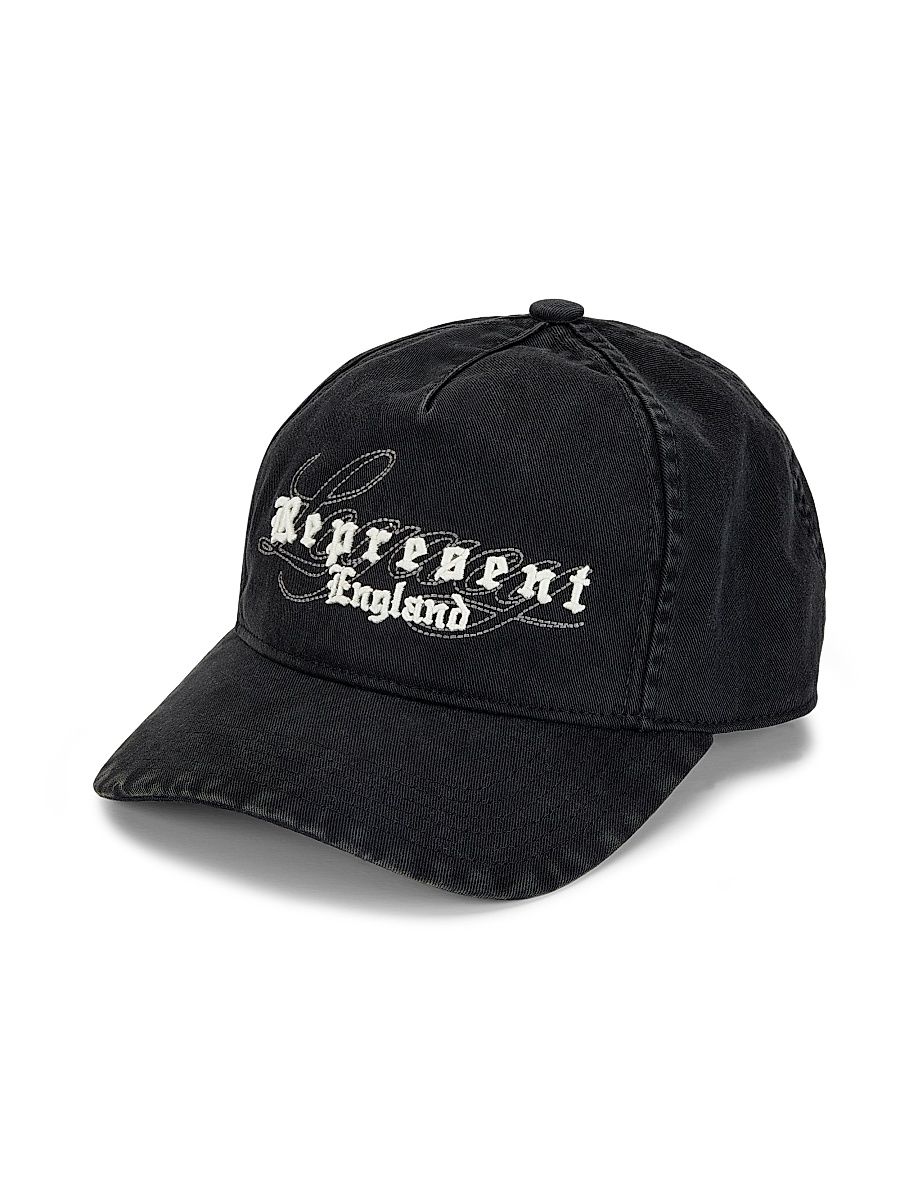 Men's Represent Legacy Logo Baseball Cap - Black