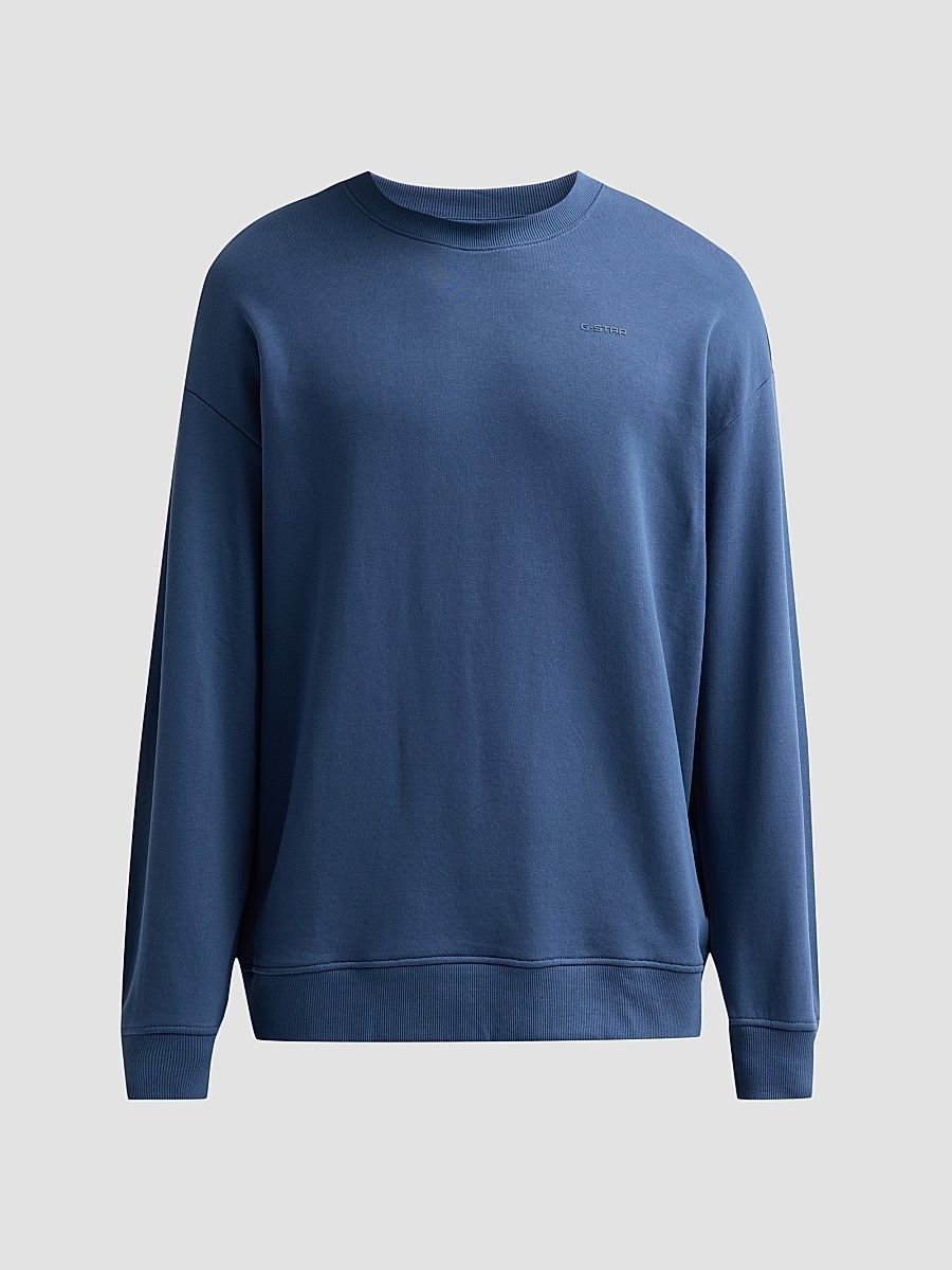 Men's Logo-Appliqué Cotton Sweatshirt - Dark Denim - Size XXL