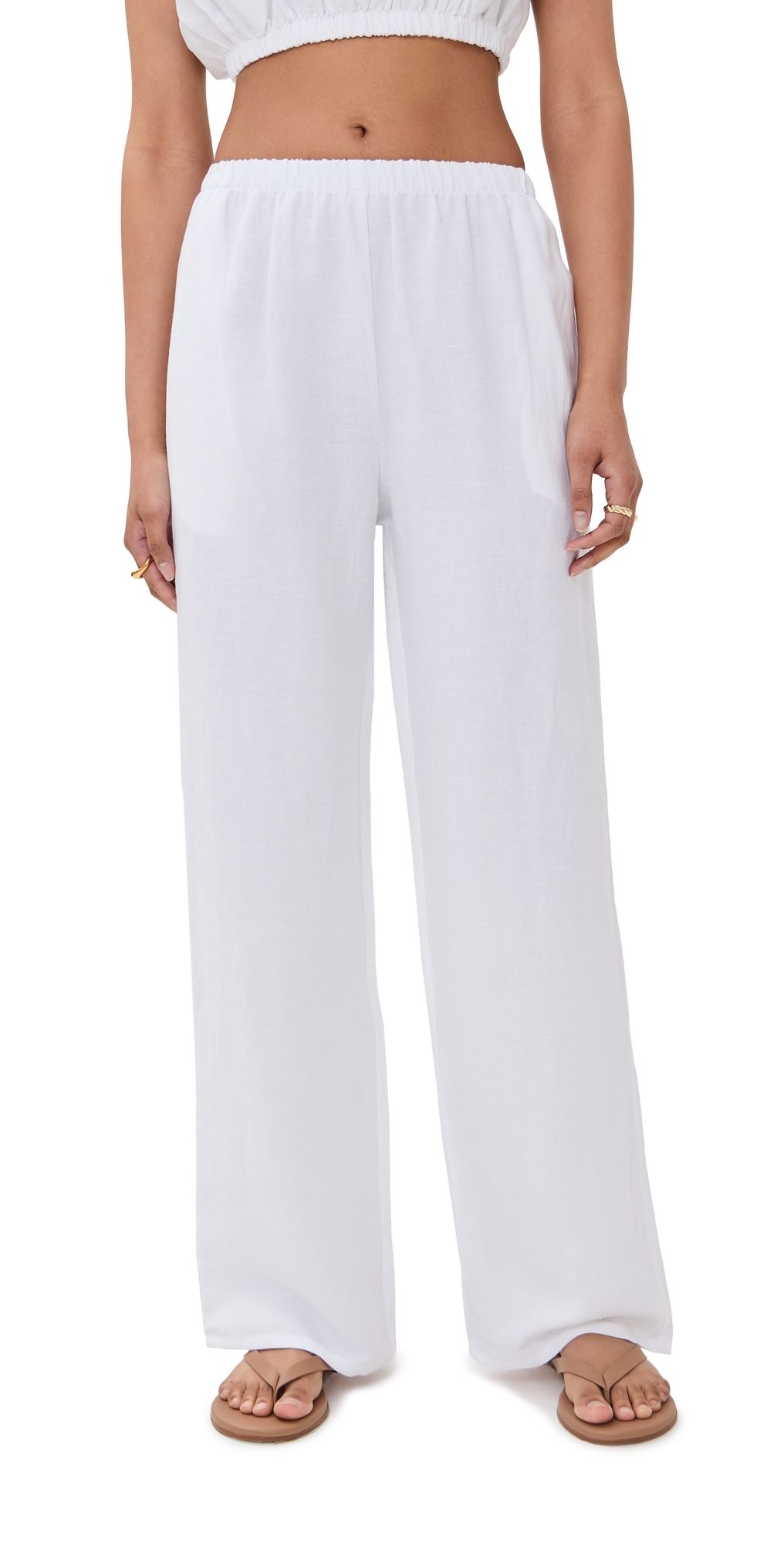 LE BOP Camille Pull On Pants Black L