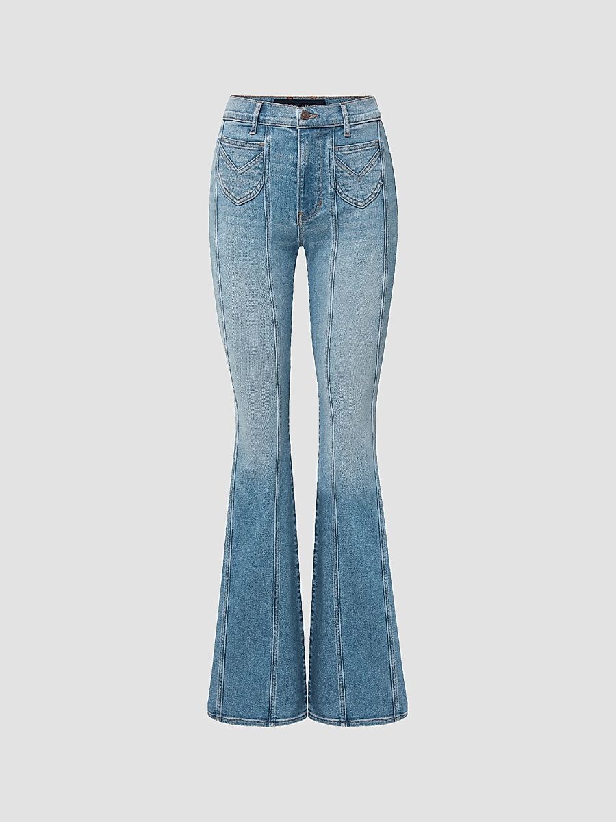 Veronica Beard Women's Beverly High-Rise Skinny Boot-Cut Jeans - Sneak Peek - Size 30