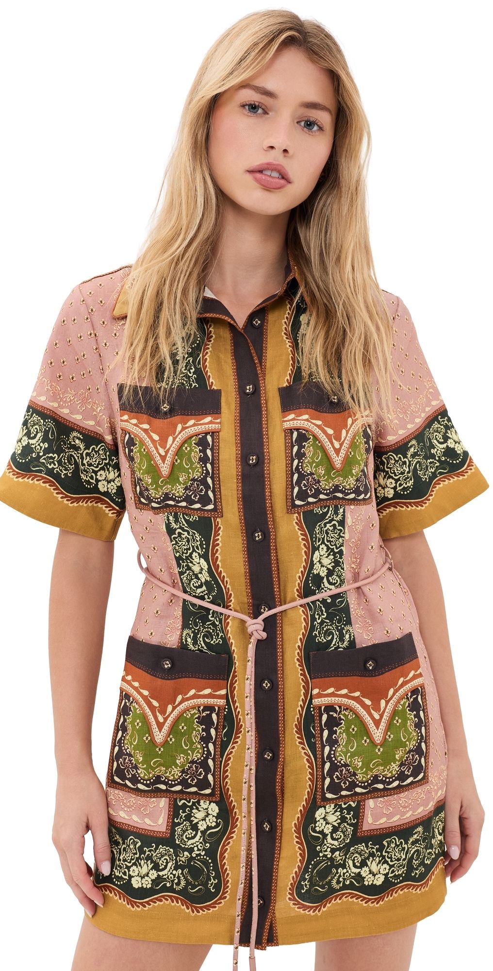 ALÉMAIS Darcey Mini Dress Multi 14